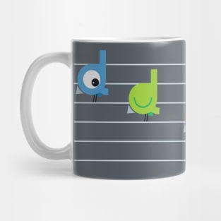 Birds on a wire Mug